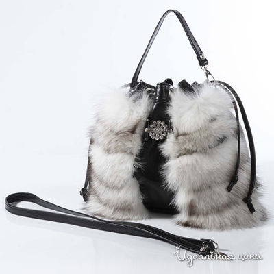 Сумка Кажан, цвет цвет черный / светло-серый