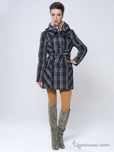 Пальто Eurydike, цвет цвет черный / белый