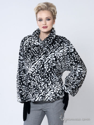 Полупальто Eurydike, цвет цвет черный / белый