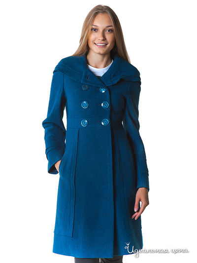 Пальто Korall, цвет цвет синий