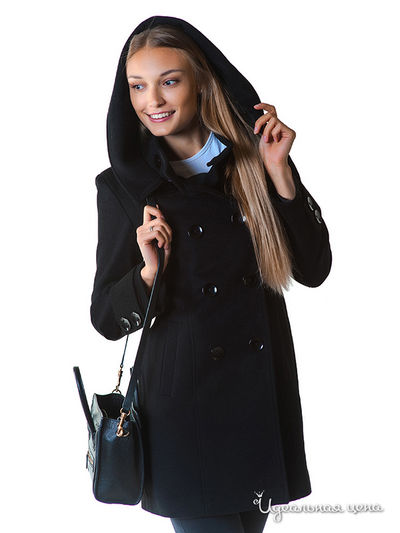 Пальто Korall, цвет цвет черный