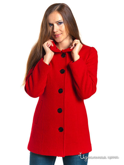 Пальто Leo Mayers, цвет цвет красный