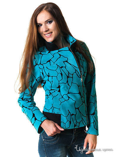 Пальто Korall, цвет цвет бирюзовый