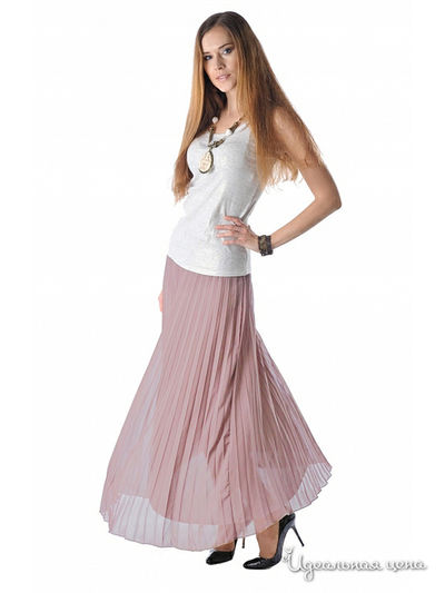 Юбка Bovona, цвет цвет розовый пудровый