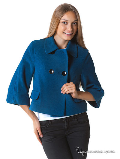 Полупальто Korall, цвет цвет голубой