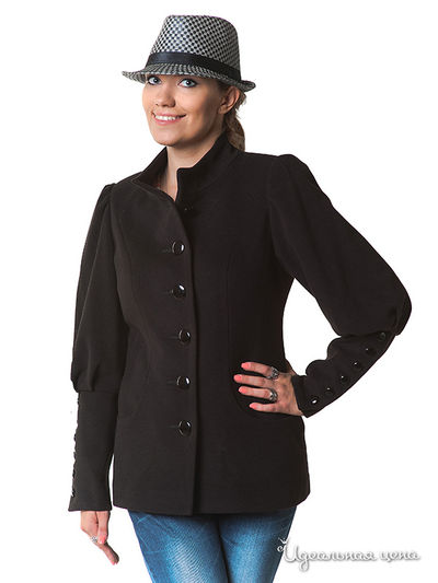 Пальто Korall, цвет цвет матово-черный