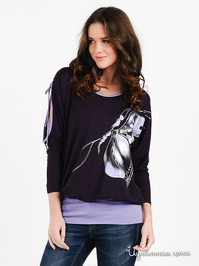 Туника Наталья Новикова, цвет цвет фиолетовый / сиреневый