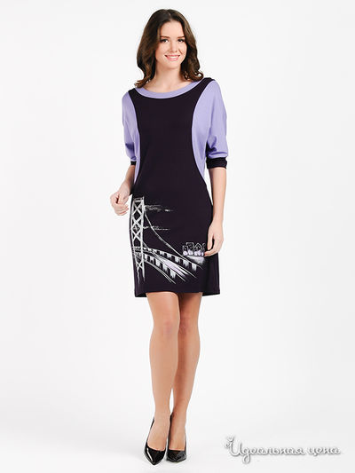 Платье Наталья Новикова, цвет цвет фиолетовый / сиреневый