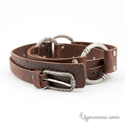 Ремень Stefania Morri, цвет цвет коричневый