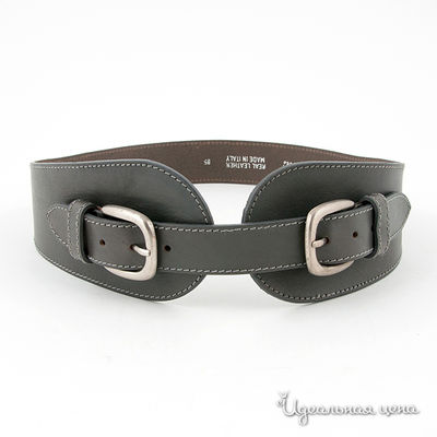 Ремень Stefania Morri, цвет цвет серый