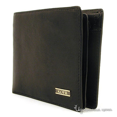 Портмоне KOFR, цвет цвет черный