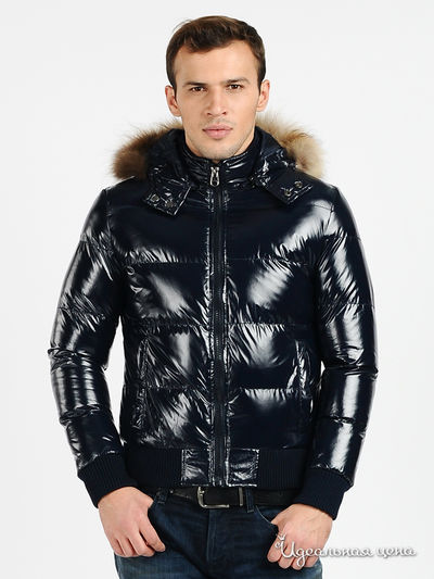 Куртка Sandro Ferrone&Suprem, цвет цвет темно-синий