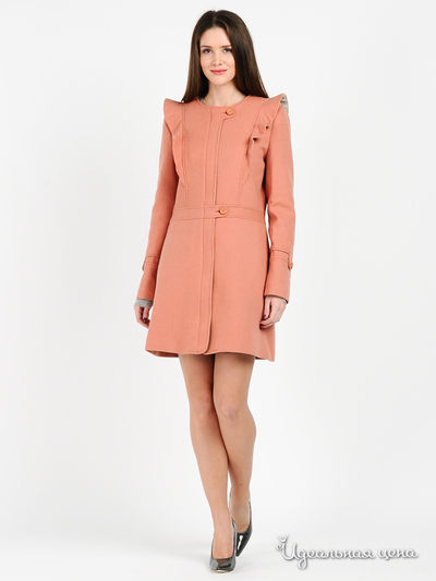 Пальто See by chloe&Alexander Mqueen, цвет цвет лососевый