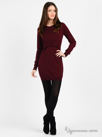 Платье See by chloe&Alexander Mqueen, цвет цвет бордовый