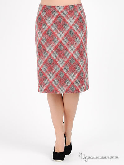 Юбка Rabe, цвет цвет серый / красный