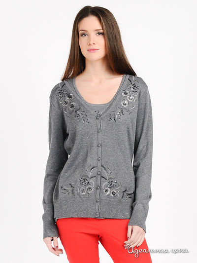 Твинсет Leo Guy, цвет цвет серый