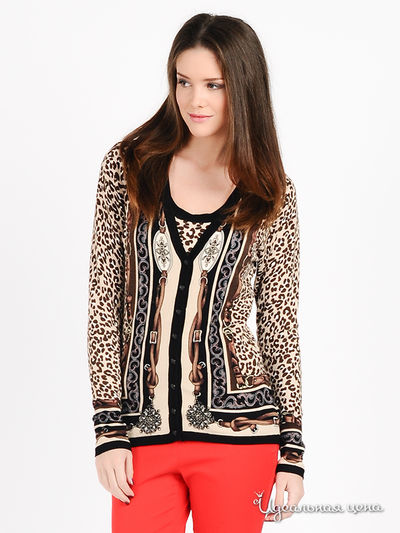 Твинсет Leo Guy, цвет цвет бежевый / коричневый