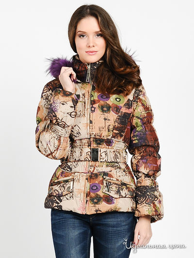 Пуховик Tulle, цвет цвет мультиколор