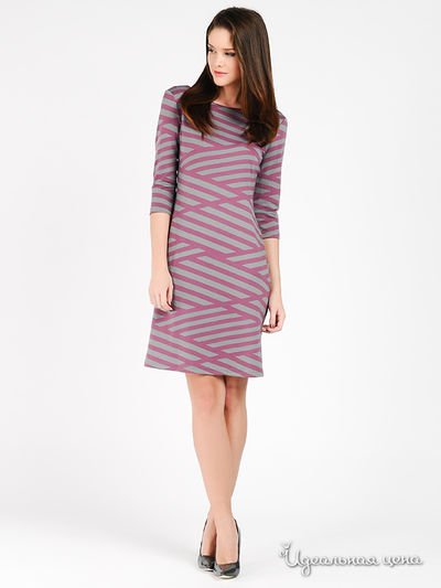 Платье Capriz, цвет цвет серый / лиловый