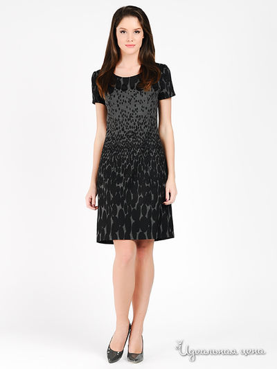 Платье Capriz, цвет цвет черный / серый