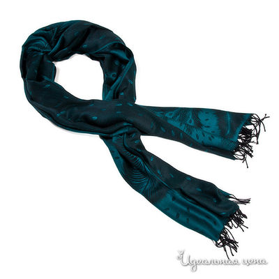 Палантин Sabellino, цвет цвет темно-бирюзовый