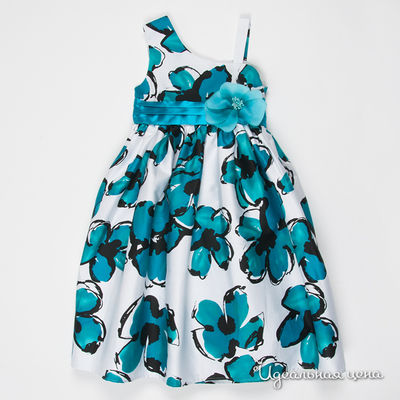 Платье Diamond Lady, цвет цвет белый / бирюзовый