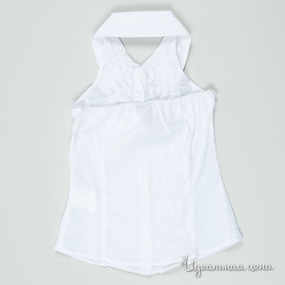 Блуза Brums для девочки, цвет белый