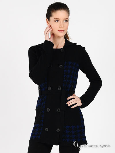 Кардиган GATE ONE, цвет цвет черный / синий