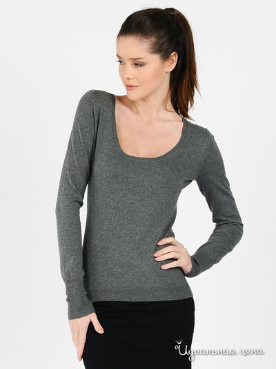 Джемпер GATE ONE, цвет цвет графитовый меланж