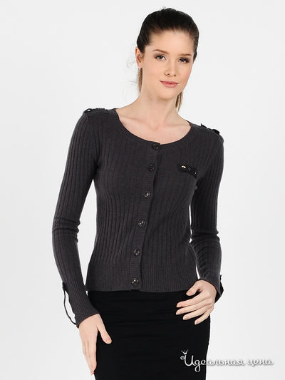 Кардиган GATE ONE, цвет цвет графитовый