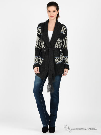 Кардиган GATE ONE, цвет цвет графитовый / серый