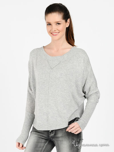 Пуловер URBAN BEHAVIOR, цвет цвет серый меланж