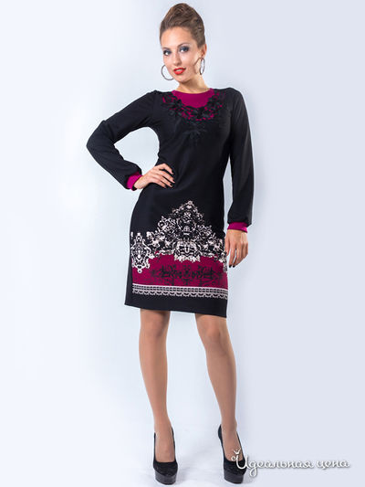 Платье Wisell, цвет цвет черный / сиреневый