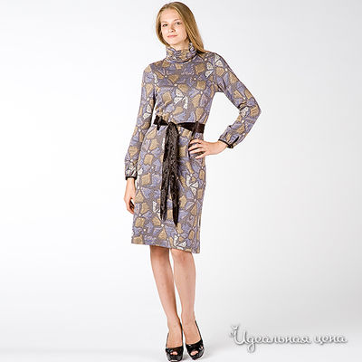 Платье Artwizard, цвет цвет лиловый / бежевый