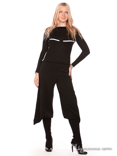 Джемпер Oblique, цвет цвет черный / бежевый