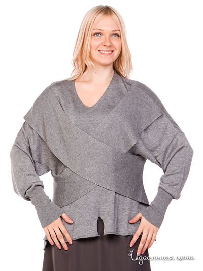 Пуловер Oblique женский, цвет серый