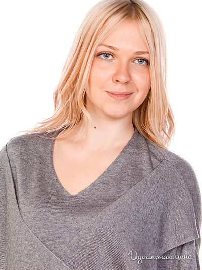 Пуловер Oblique женский, цвет серый