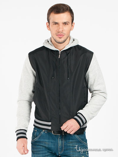 Куртка Donatto, цвет цвет серый меланж / черный