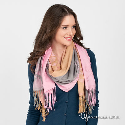 Палантин Star Rise, цвет цвет нежно-розовый