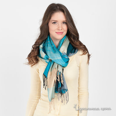 Палантин Star Rise, цвет цвет бирюзовый