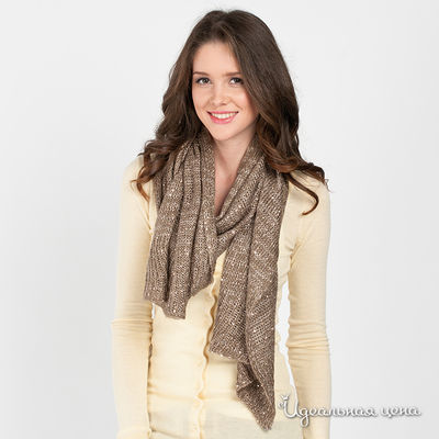 Шарф Star Rise, цвет цвет какао