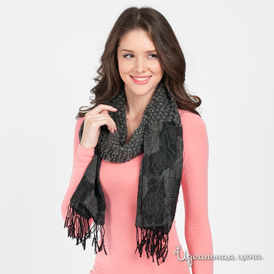 Шарф Star Rise, цвет цвет серый / черный