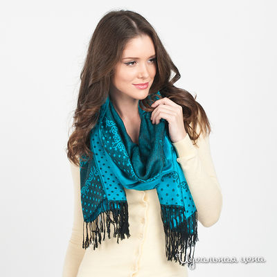 Палантин Star Rise, цвет цвет бирюзовый