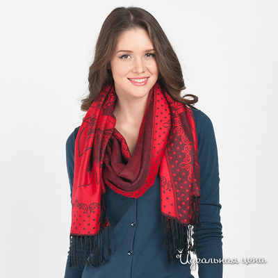 Палантин Star Rise, цвет цвет земляничный