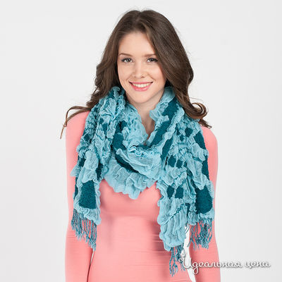 Шарф Star Rise, цвет цвет голубой / темно-бирюзовый