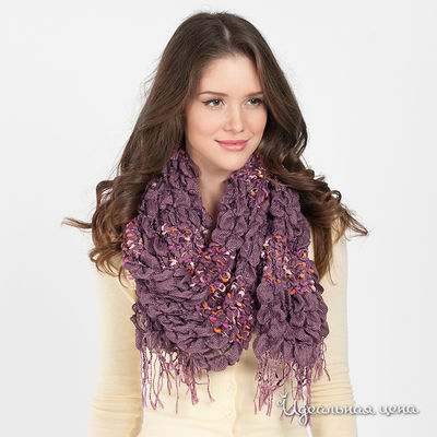 Шарф Star Rise, цвет цвет виноградный