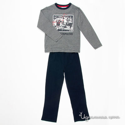 Пижама Knot so Bad, цвет цвет серый / красный