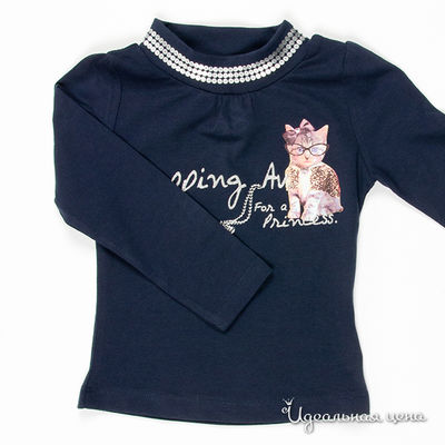 Лонгслив Knot so Bad, цвет цвет синий