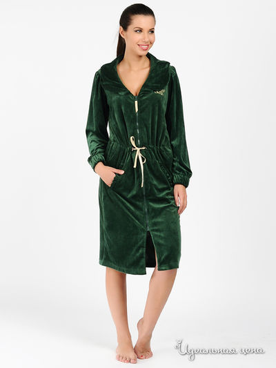 Халат Nic Club, цвет цвет темный изумруд