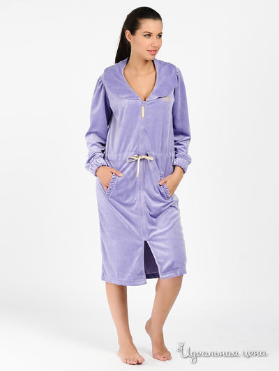 Халат Nic Club, цвет цвет сиреневый